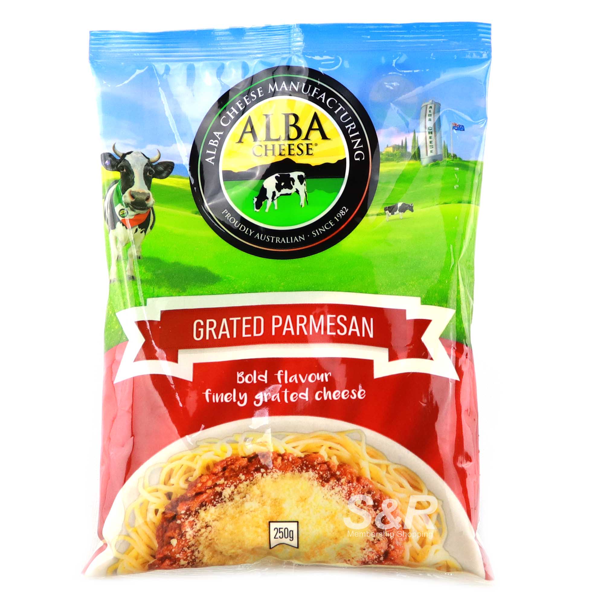 Alba Grated Parmesan Cheese 250g